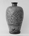 Vase, Stoneware with black decoration under turquoise glaze (Cizhou-type ware), China