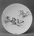 Plate, Porcelain painted in overglaze enamels, China