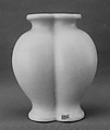 Double vase, Porcelain with Ru-type crackled blue glaze (Jingdezhen ware), China