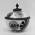 Bowl and Cover, White porcelain decorated with blue under the glaze, colored enamels and gold, silver mounted (Arita ware, Ko Imari style), Japan