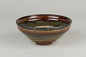 Bowl, Grey porcelaneous ware with silver band on edge (Jian ware?), China