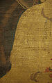 Miroku Bosatsu, Hanging scroll; ink, color, and gold on silk, Japan