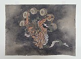 Panel, Color on leather, Japan