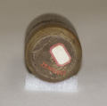 Tea jar, Clay, mottled light and dark brown glaze; (Seto ware), Japan