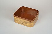 Box with Design of Cherry Blossoms at Mount Yoshino, Gold and silver maki-e on gold lacquer, Japan