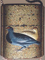 Case (Inrō) with Design of Doves and Pine Branch, Hakugyoku Hogen, Lacquer, hirame, gold, black, red and silver hiramakie, takamakie; Interior: nashiji and fundame, Japan
