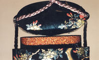 Case (Inrō) with Flowering Cherry Tree (obverse); Parrot in Ornamental Swing (reverse), Lacquer, roiro, gold, red and silver hiramakie, aogai, pewter inlay; Interior: nashiji and fundame, Japan