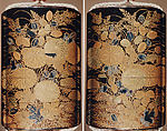 Case (Inrō) with Design of Flowering Hagi, Chrysanthemum and Autumn Grasses, Lacquer, roiro, gold hiramakie, takamakie, kirigane, gold foil, aogai; Interior: nashiji and fundame, Japan