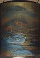 Case (Inrō) with Design of Ducks beside Snow-Covered Reeds and Shore, Lacquer, fundame, nashiji, gold and silver hiramakie, raden inlay; Interior: nashiji and fundame, Japan