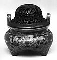Incense burner with lotus scrolls, Cloisonné enamel, China