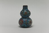 Gourd-Shaped Vase, Cloisonné enamel, China