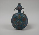 Pilgrim Bottle, Cloisonne enamel on gilt copper, China