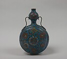 Pilgrim Bottle, Cloisonne enamel on gilt copper, China