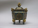 Covered Incense Burner, Cloisonné enamel on copper, China