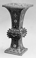 Vase in the Shape of an Archaic Bronze Vessel, Cloisonné and painted enamel, China