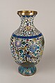 Vase, Cloisonné enamel on copper, China