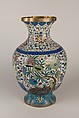 Vase, Cloisonné enamel on copper, China