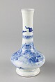 Vase with dragon, Porcelain painted in underglaze cobalt blue (Jingdezhen ware), China