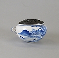 Bird Cup, Porcelain decorated in underglaze blue, China