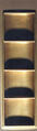 Case (Inrō) with Design of Crane Standing Beneath Pine Tree (obverse); Morning Glory and Inscription (reverse), In the Style of Hanabusa Itchō (Japanese, 1652–1724), Metal and lacquer, dark silver metal, incised, roiro, gold hiramakie, raden, aogai; Interior: fundame, four boxes, Japan
