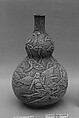 Vase, Paste; surface with decorations in relief, Japan
