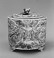 Incense Burner, White porcelain with decoration of iron red, gold and silver, Japan