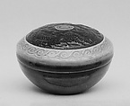Incense Box, Eiraku Hozen  Japanese, Clay covered inside with a transparent crackled glaze and outside with polychrome glazes (Kyoto ware), Japan
