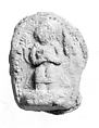 Votive Plaque with Maitreya(?), Clay, Tibet (Central Asia?)