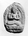Votive Plaque, Clay, Tibet (Central Asia?)