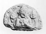 Votive Plaque, Clay, Tibet (Central Asia?)