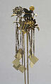 Hair Ornament, Silver, silver gilt and gun metal, Japan