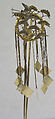 Hair Ornament, Silver and silver gilt, Japan