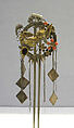 Hair Ornament, Silver and silver gilt, Japan