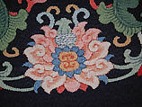 Panel, Silk, metallic thread;  lined with silk, China