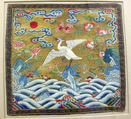 Rank Badge with Egret | China | Qing dynasty (1644–1911) | The ...