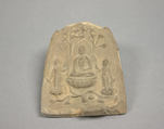 Votive Tablet, Unglazed terracotta, China