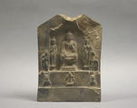 Miniature Stele, Clay, China