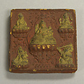 Votive Tablet, Unglazed pottery, China