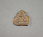 Votive Tablet, Unglazed red pottery, China