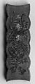 Ink Tablet with "Three Rarities Hall" Design, Ink, China