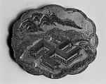 The Nine Continents, Clear and Peaceful, Workshop of Jian Guzhai (Chinese,), Pine soot and binding medium; inscribed in gilt, China