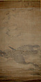 Geese and Lotus Leaves, Unidentified artist, Hanging scroll; ink on silk, China