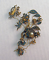 Fragment of Headdress, Gold, pearls, China