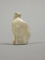 Figure of a Seated Man, White glazed porcelaneous ware, China
