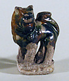 Lion, Earthenware with colored glaze (sancai ware), China