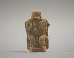 Figure of Luohan, Unglazed pottery, China