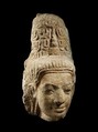 Head of Bodhisattva Maitreya, Limestone, Central Thailand