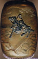 Case (Inrō) with Design of Chōryo and Kosekiko with the Shoe and the Dragon, Lacquer, kinji, gold, silver, black and brown hiramakie, kirigane, metal inlay; Interior: nashiji and fundame, Japan