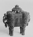 Incense burner with cover, Nephrite, China