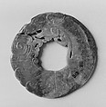 Circular Pierced Tablet, Nephrite, China